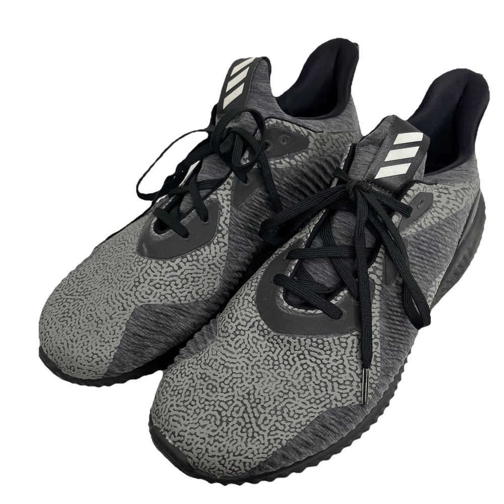 Adidas Alphabounce Blackout Running Shoes Men's 11  Athletic Tennis Gray